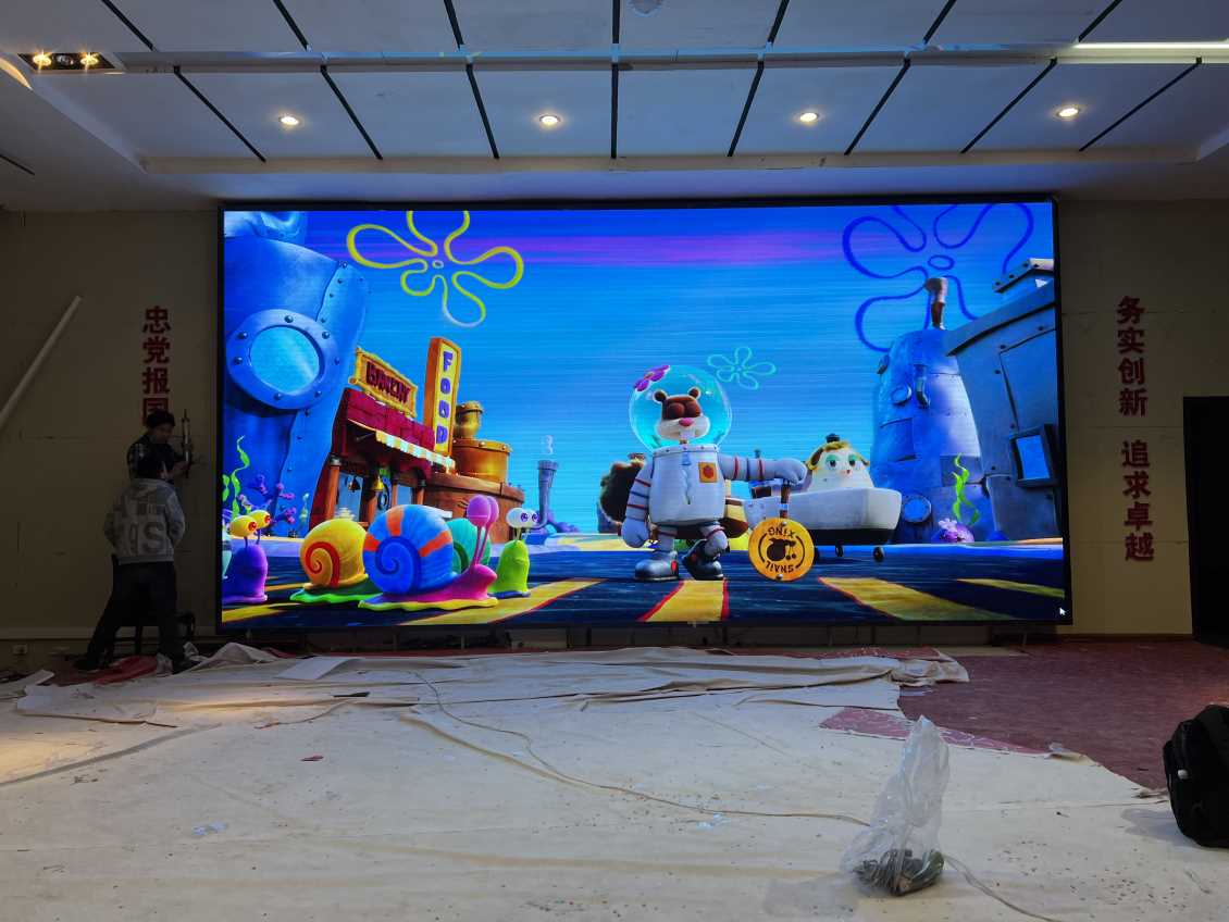 黔西室內(nèi)P2高清去全彩LED顯示屏